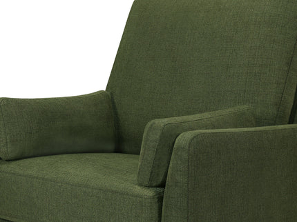 F24687PFGL,Carter's,Ethan Swivel Recliner in Performance Forest Green Linen