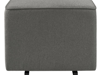 M13985GY,DaVinci,Davinci Universal Gliding Ottoman in Dark Grey Finish