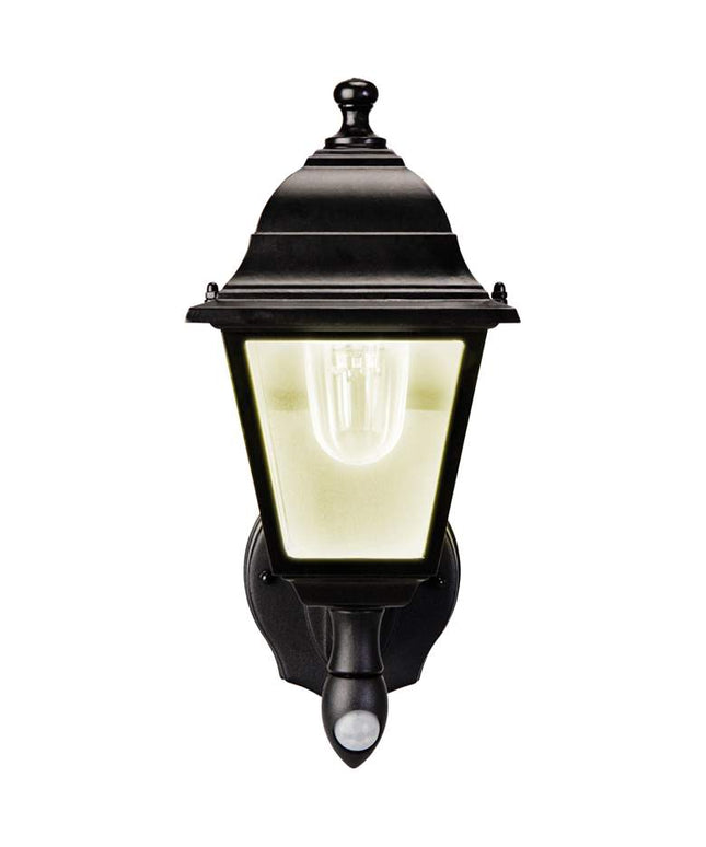 Black 12" High Warm White Battery LED Outdoor Wall Light