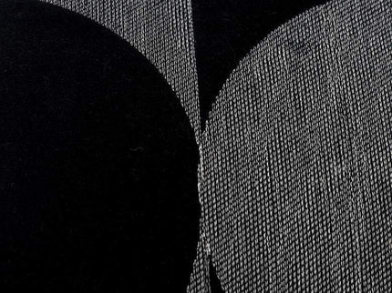 Black Geometric 20" x 20" Poly Filled Throw Pillow