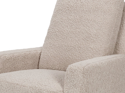 M22287EGS,Namesake,Crewe Recliner and Swivel Glider in Earl Grey Shearling