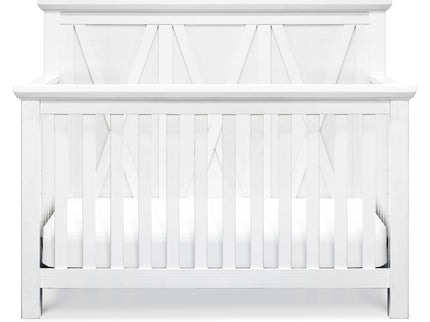 B14501LW,Monogram by Namesake,Emory Farmhouse 4-in-1 Convertible Crib in Linen White