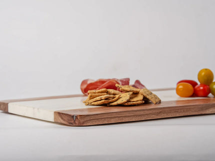 Marble and Acacia Wood Serving Board - Rectangle