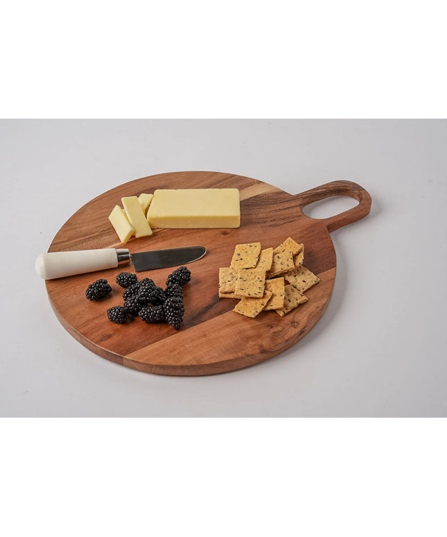 Acacia Circle Serving Board