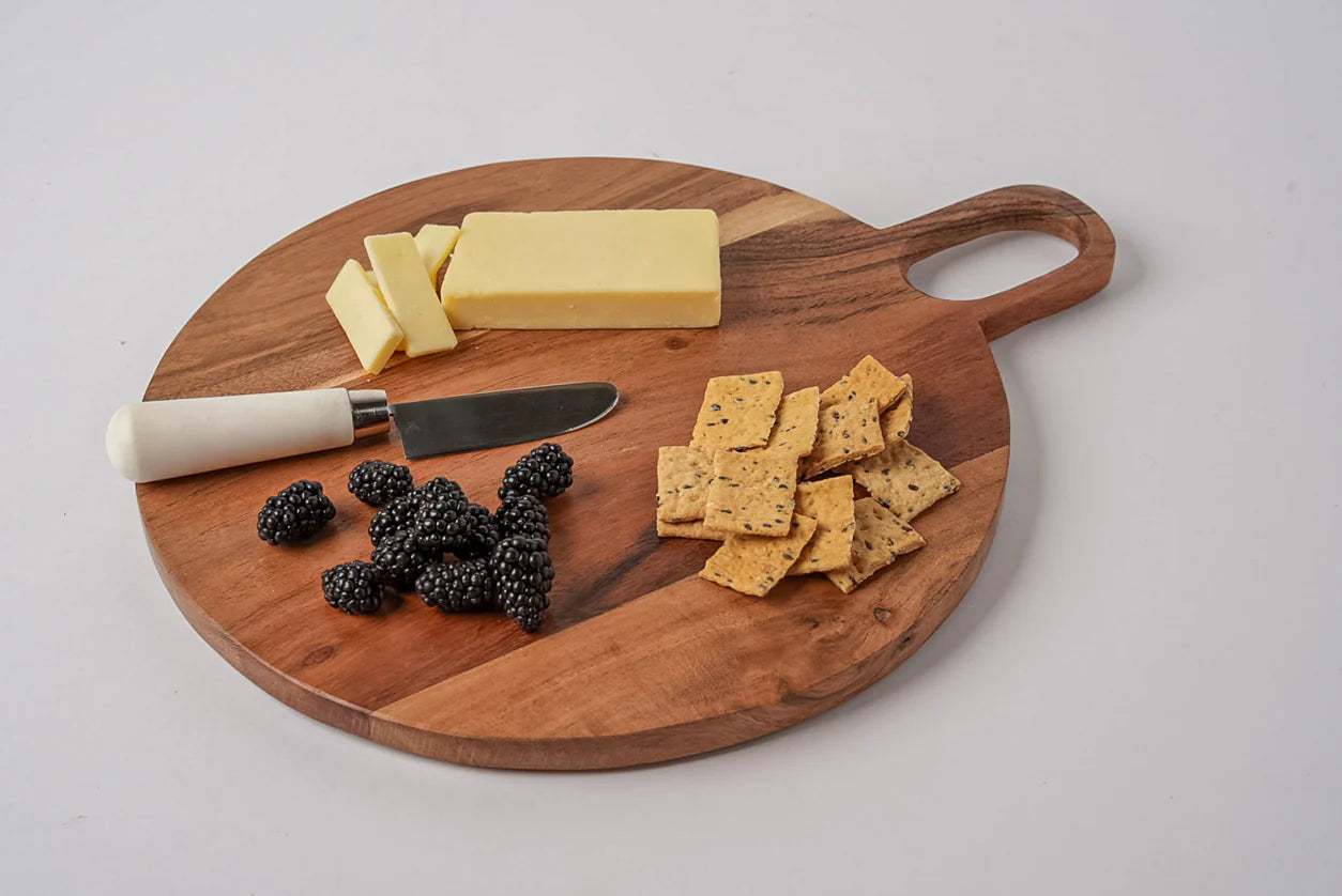 Acacia Circle Serving Board