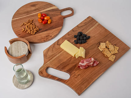 Acacia Circle Serving Board