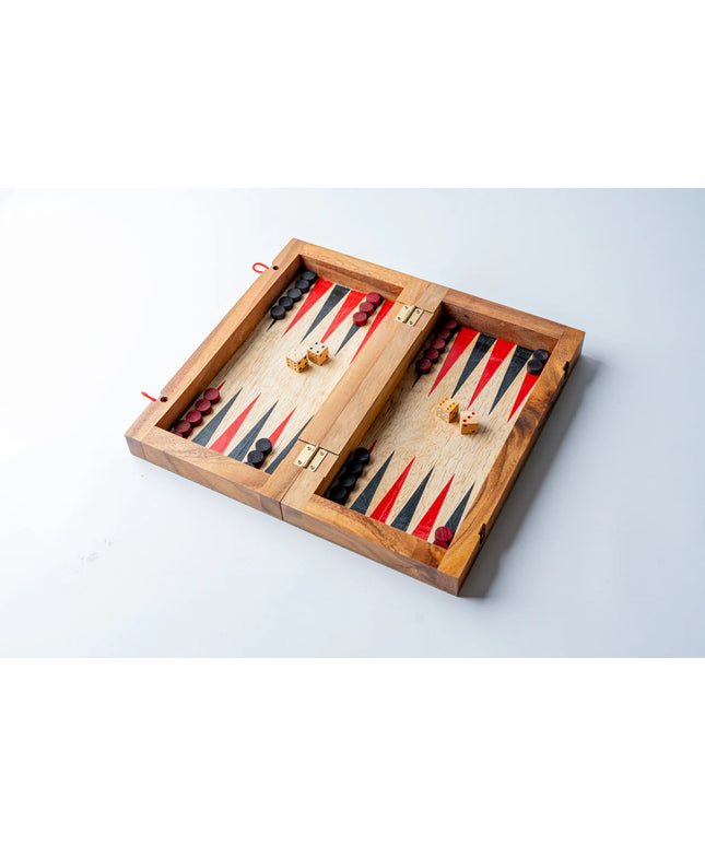 Backgammon Mangowood Game Set