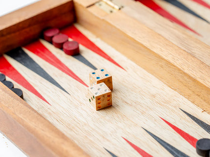 Backgammon Mangowood Game Set