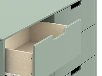 W4926LSHY,DaVinci,Marley 6-Drawer Double Dresser in Light Sage & Honey