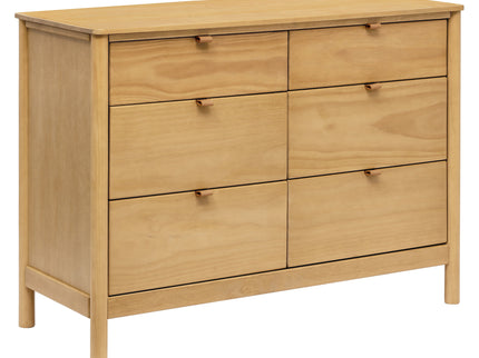 M25616HY,Babyletto,Bondi 6-Drawer Assembled Dresser in Honey