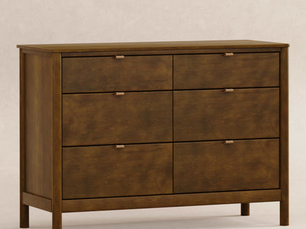 M25616NL,Babyletto,Bondi 6-Drawer Assembled Dresser in Natural Walnut