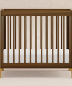 Natural Walnut & Gold Feet