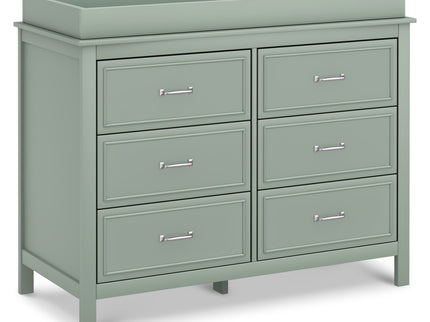 M12826LS,DaVinci,Charlie 6-Drawer Double Dresser in Light Sage