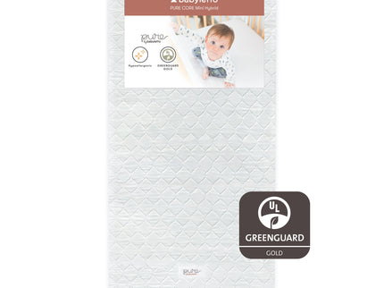 M5346C,Babyletto,Pure Core Non-Toxic Mini Crib Mattress with Hybrid Cover