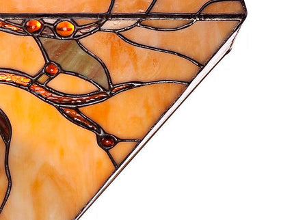 Budding Branch 14" Wide Tiffany-Style Glass Wall Sconce Set of 2