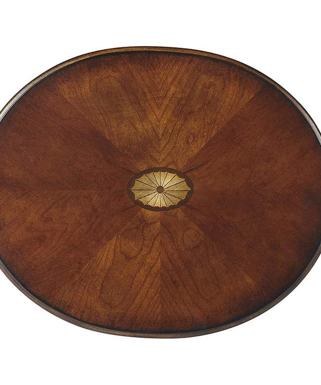 Butler Masterpiece 15" Wide Cherry Veneered Hardwood Accent Table