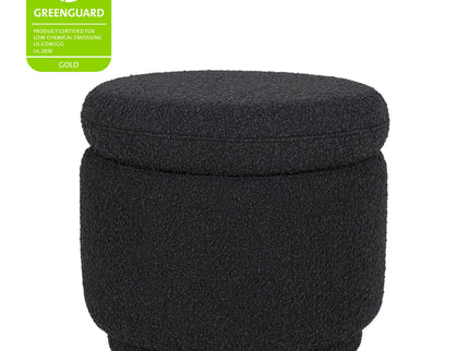 M22985BKB,Babyletto,Enoki Storage Ottoman in Black Boucle
