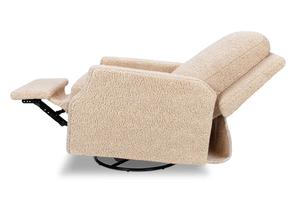 M22287CSG,Namesake,Crewe Recliner and Swivel Glider in Chai Shearling