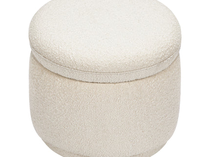 M22985WB,Babyletto,Enoki Storage Ottoman in Ivory Boucle