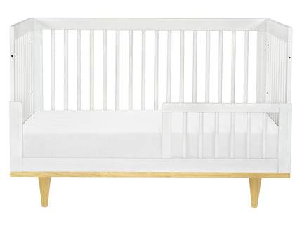 W4901WN,DaVinci,Marley 3-In-1 Convertible Crib in White Finish and Natural Legs
