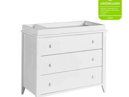 M10323W,Babyletto,Sprout 3-Drawer Changer Dresser in White Finish