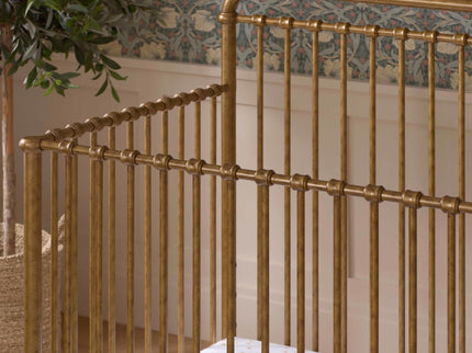 M15301VG,Namesake,Winston 4-in-1 Convertible Crib in Vintage Gold