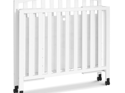 M18198W,DaVinci,Dylan Folding Portable 3-in-1 MiniCrib and TwinBed in White