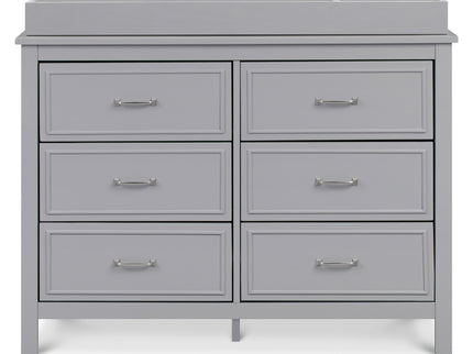 M12826G,DaVinci,Charlie 6-Drawer Double Dresser in Grey