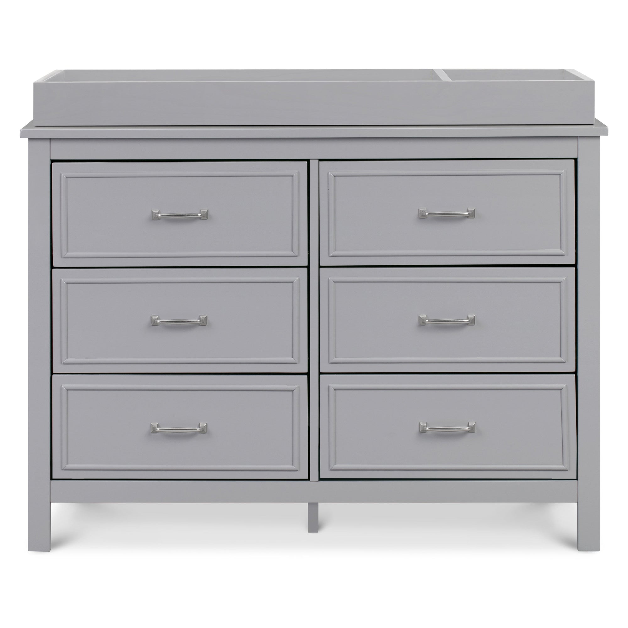 M12826G,DaVinci,Charlie 6-Drawer Double Dresser in Grey