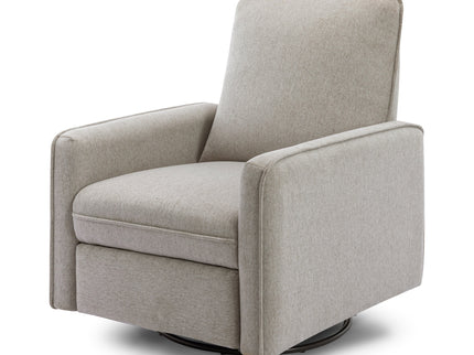 M19387PGEW,DaVinci,Penny Swivel Recliner in Performance Grey Eco-Weave