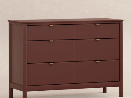 M25616CR,Babyletto,Bondi 6-Drawer Assembled Dresser in Crimson
