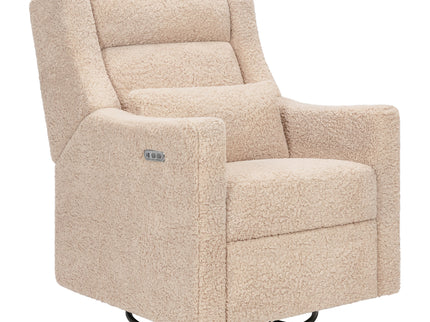 M11286CSG,Babyletto,Kiwi Plus Power Glider Recliner w/ Power Headrest in Chai Shearling