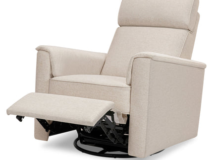 M17182PBEW,Namesake,Willa Pro Power Glider Recliner w/ Power Lumbar in Performance Beach Eco-Weave