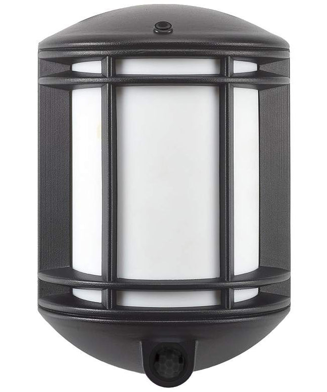 Cambridge 8 3/4"H Black Motion Sensor LED Outdoor Wall Light