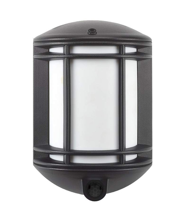 Cambridge 8 3/4"H Black Motion Sensor LED Outdoor Wall Light
