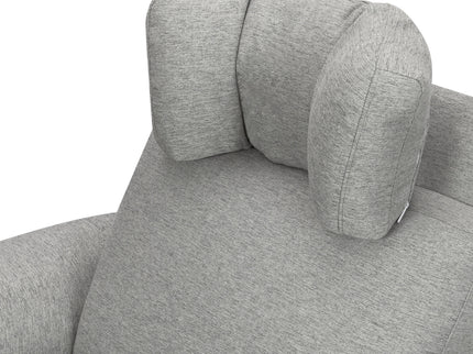 M24386FTG,DaVinci,Suzy Flex Swivel Recliner w/ Adj. Arms & Headrest in Frost Grey