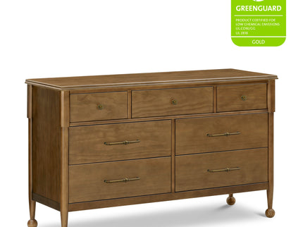M31416NL,Namesake,Alouette 7-Drawer Assembled Dresser in Natural Walnut