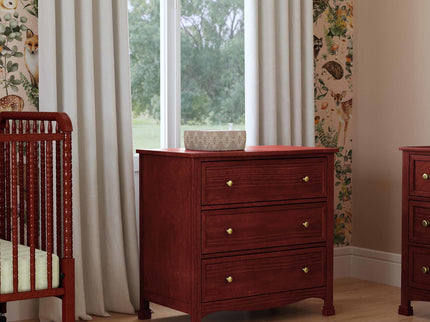 M5523C,DaVinci,Kalani 3-Drawer Dresser in Rich Cherry