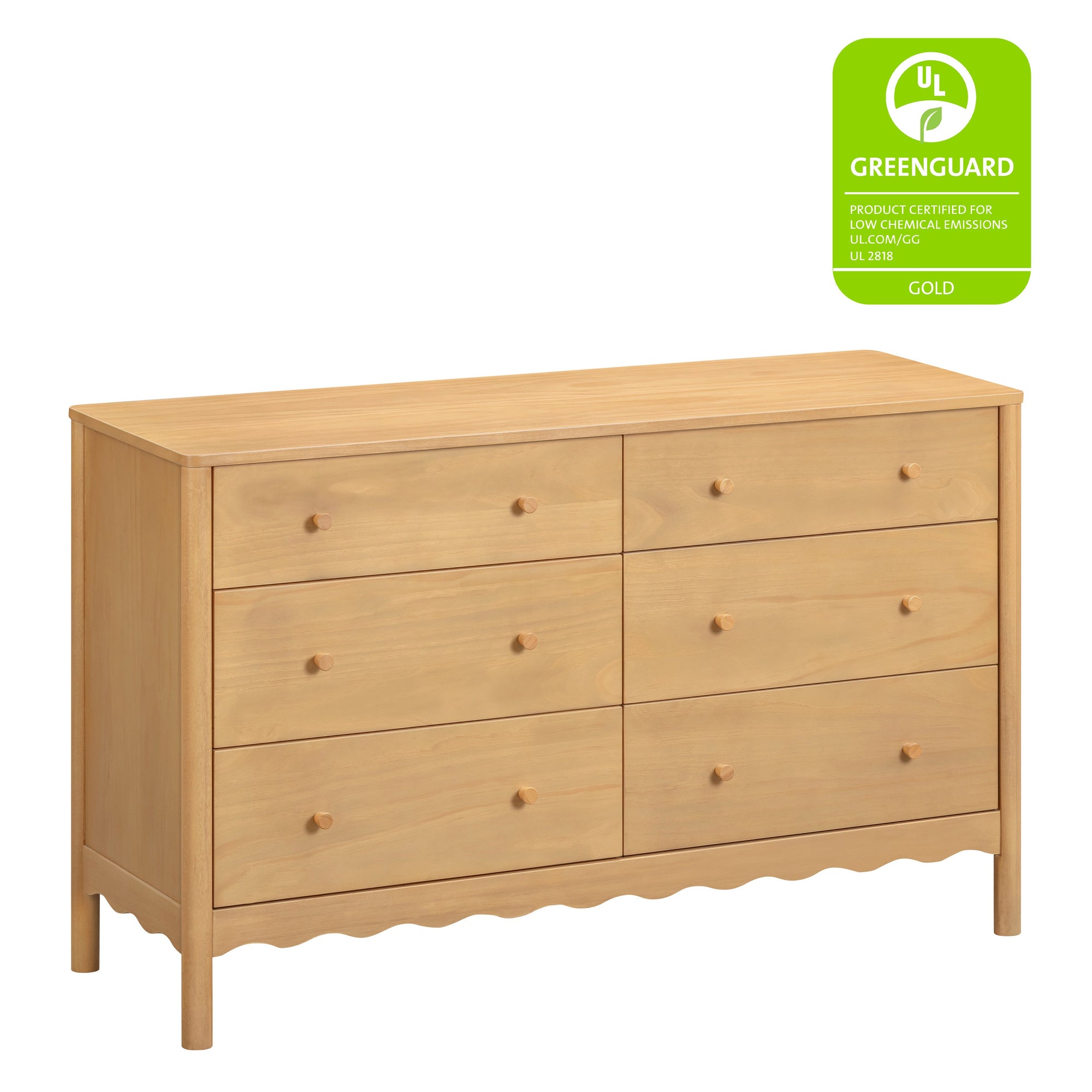 M27916HY,Swell 6-Drawer Assembled Dresser in Honey