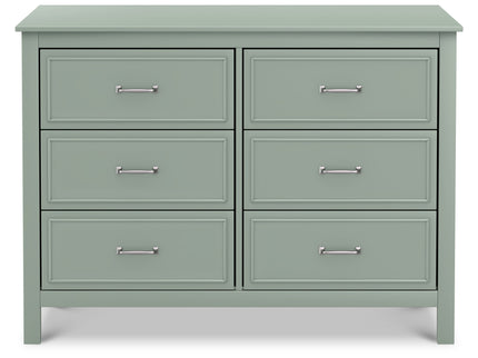 M12826LS,DaVinci,Charlie 6-Drawer Double Dresser in Light Sage