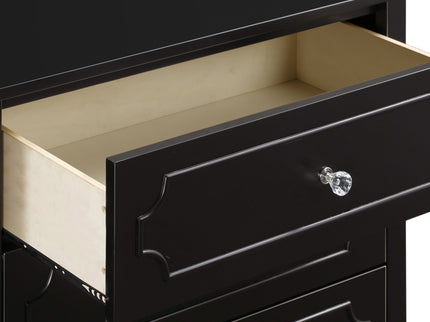 M11423E,DaVinci,Chloe Regency 3-Drawer Dresser in Ebony