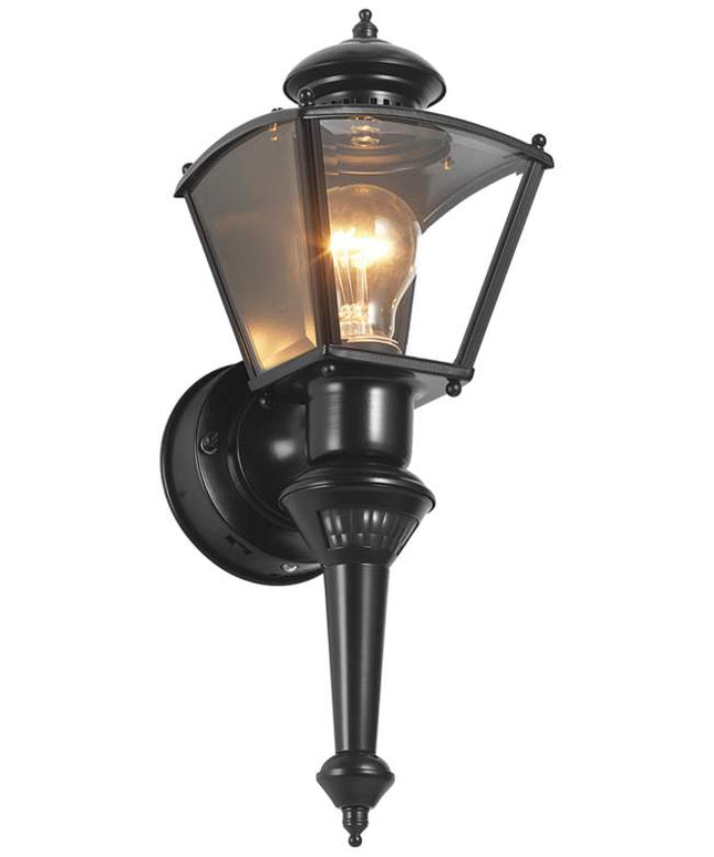 Charleston Coach 16 1/2" High Black Finish Motion Sensor Outdoor Light