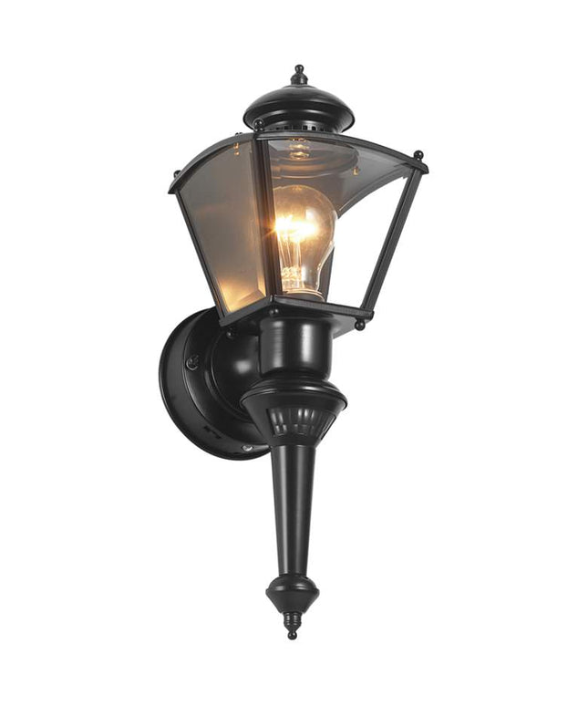 Charleston Coach 16 1/2" High Black Finish Motion Sensor Outdoor Light