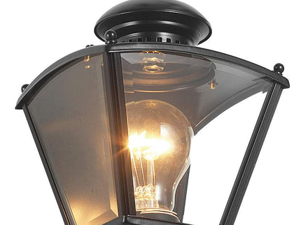 Charleston Coach 16 1/2" High Black Finish Motion Sensor Outdoor Light