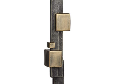 Cityscape 16 1/4" High Antique Brass Decorative Sculpture