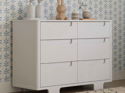 M23426W,Babyletto,Yuzu 6-Drawer Dresser in White