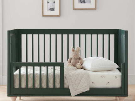 M9001FRGRNX,Babyletto,Lolly 3-in-1 Convertible Crib w/Toddler Conversion  Forest Green/Washed Natural