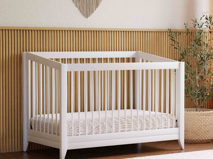 M10301W,Babyletto,Sprout 4-in-1 Convertible Crib w/Toddler Bed Conversion Kit in White Finish