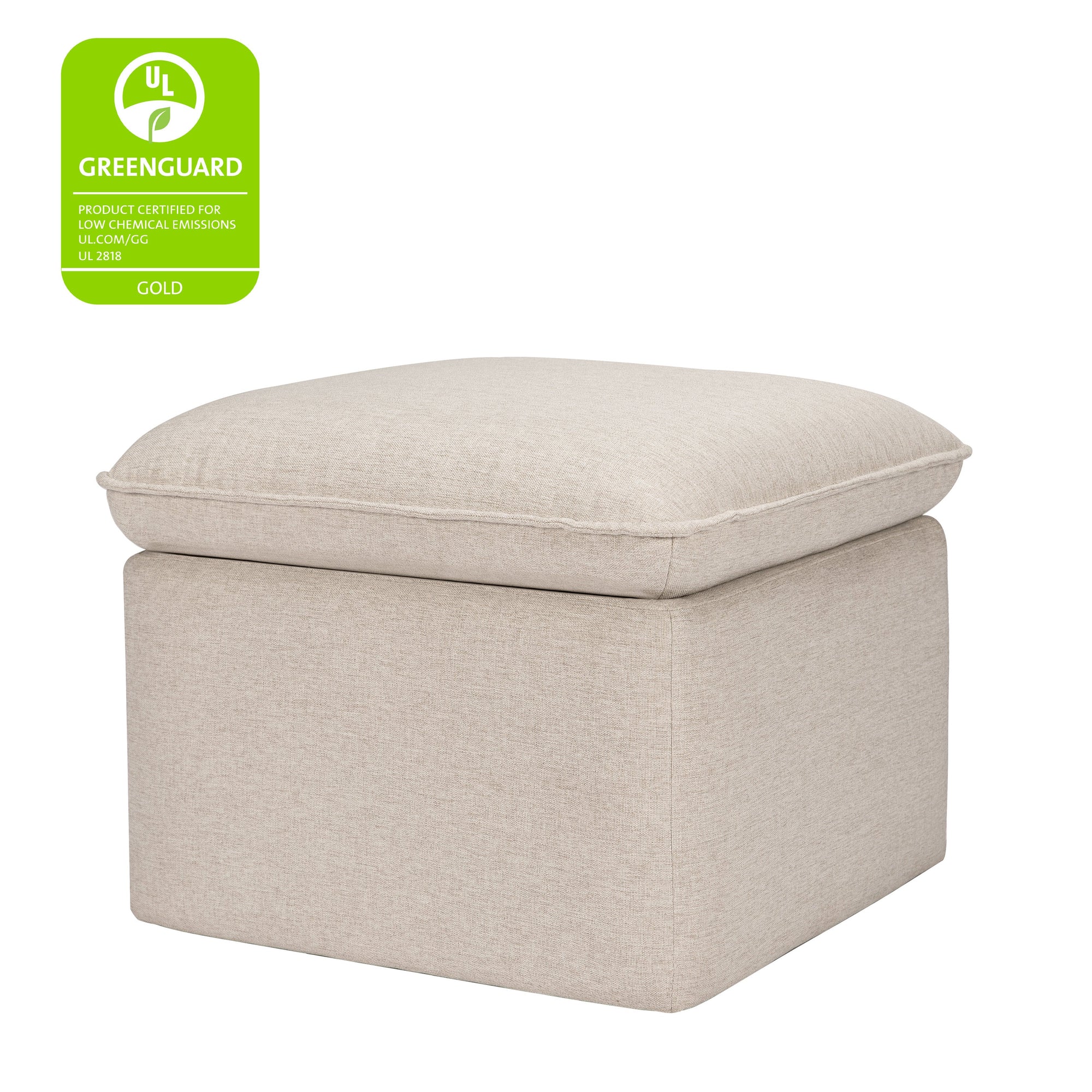 M20985PBEW,Babyletto,Cali Storage Ottoman in Performance Beach Eco-Weave