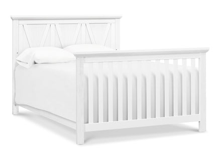 B14501LW,Monogram by Namesake,Emory Farmhouse 4-in-1 Convertible Crib in Linen White